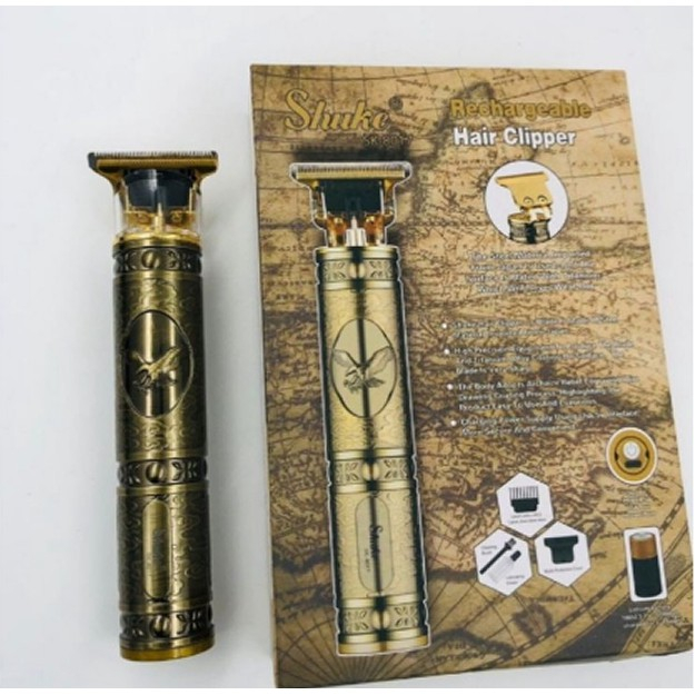 Máquina De Cortar Cabelo e Barba Masculina Designer Aleatório Sem Fio - Imagem 2