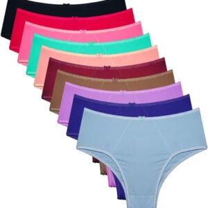 Kit 10 Calcinhas Tanga Alça Larga de Microfibra