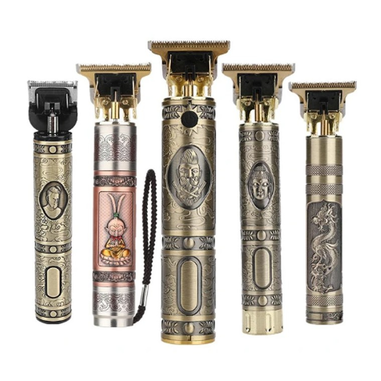 Máquina De Cortar Cabelo e Barba Masculina Designer Aleatório Sem Fio - Imagem 5