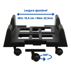 Carrinho Suporte Para Cpu Com Rodízio Cpu Computador Gamer